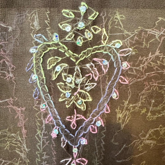 Boston Proper Embroidered Sequined Tunic 
Size XS - Picture 8 of 9